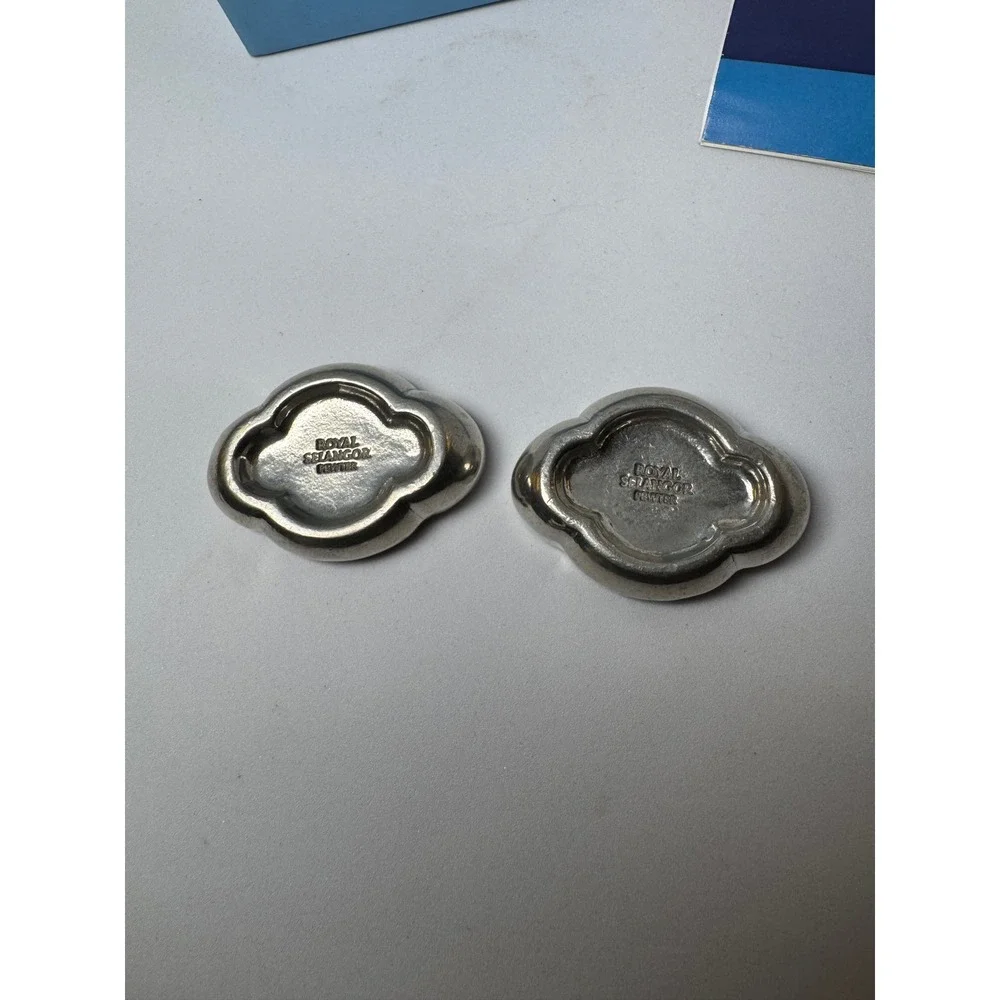 Royal Selangor Pewter Cloud Chopstick Rests Set of‎ 2 w/ Box